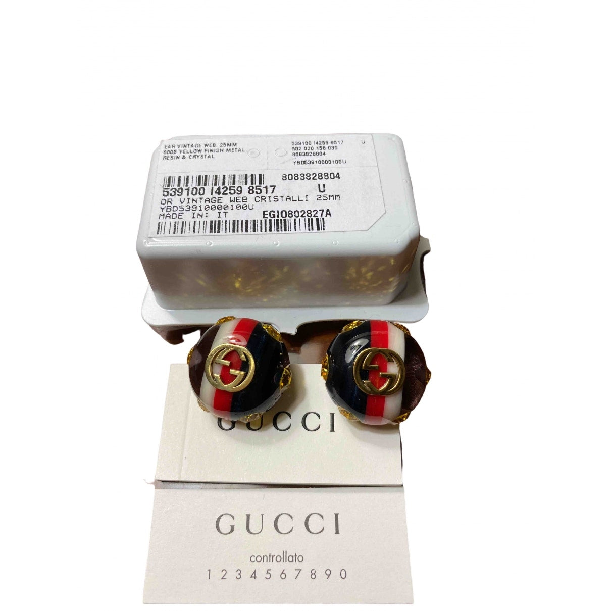 Gucci multicolour metal earrings