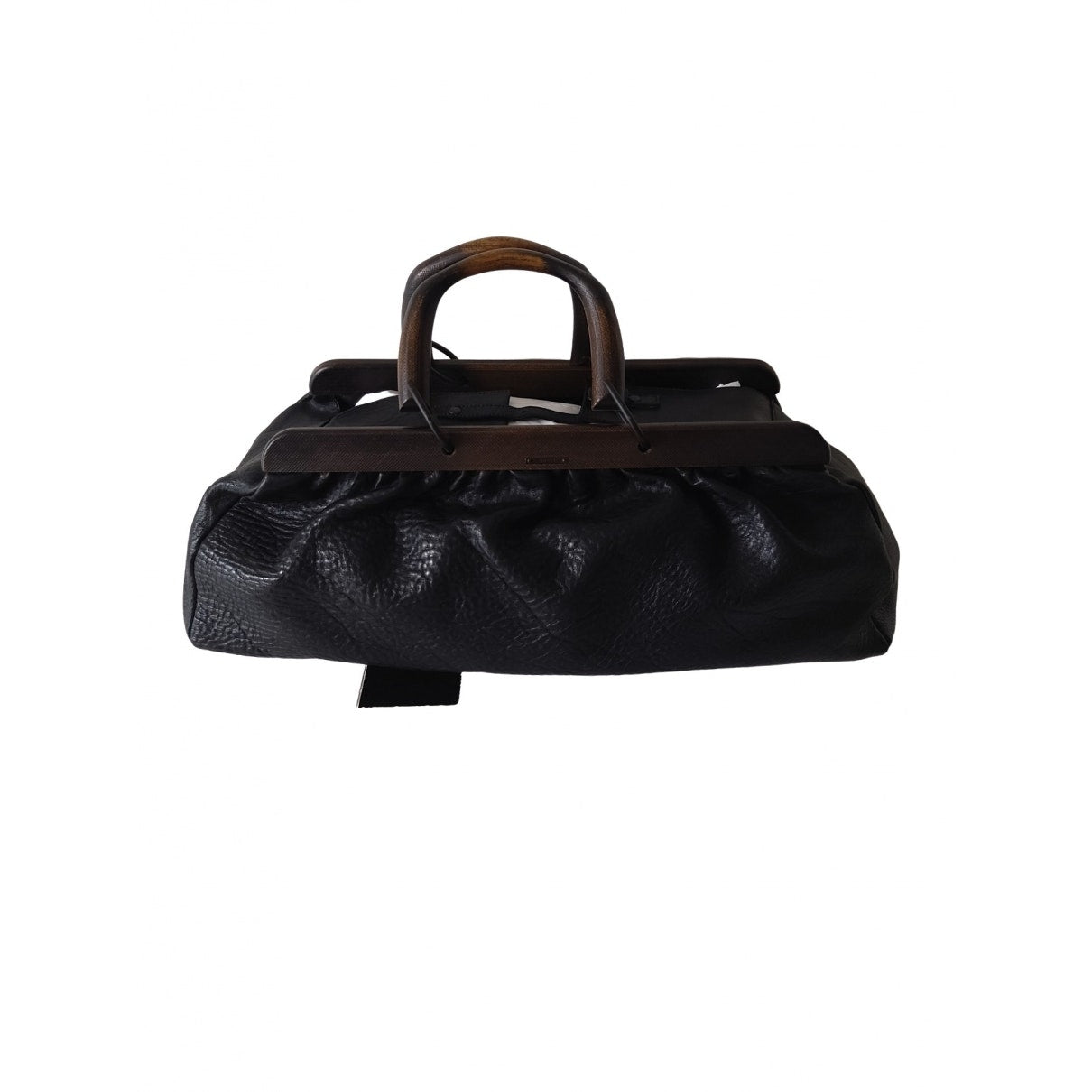 Gucci black leather handbag