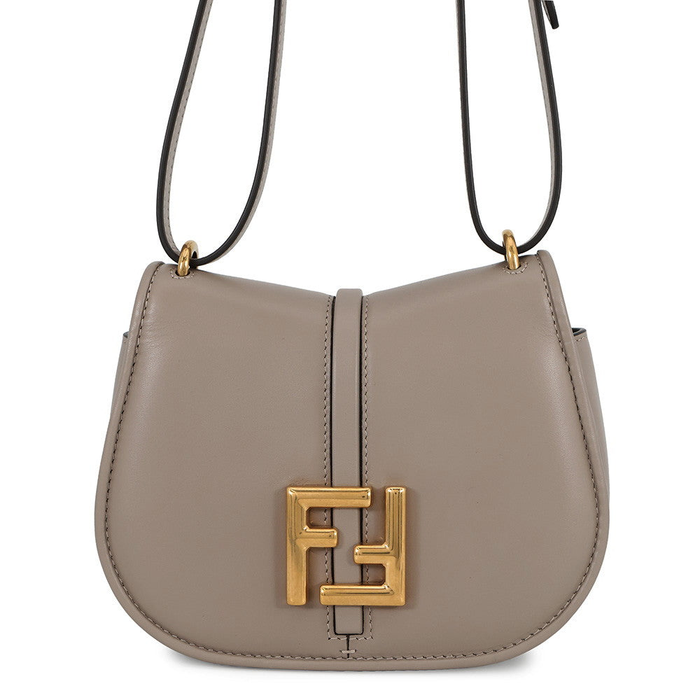 Fendi Shoulder Bag C'mon Greige8BS082 Leather Small