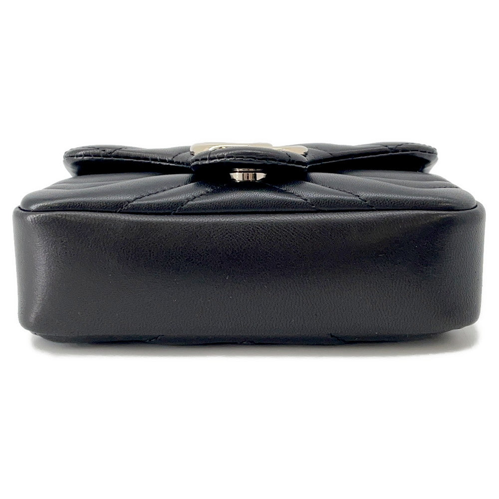 GUCCI GG Marmont Mini Shoulder Bag Black/Bordeaux841290 Leather