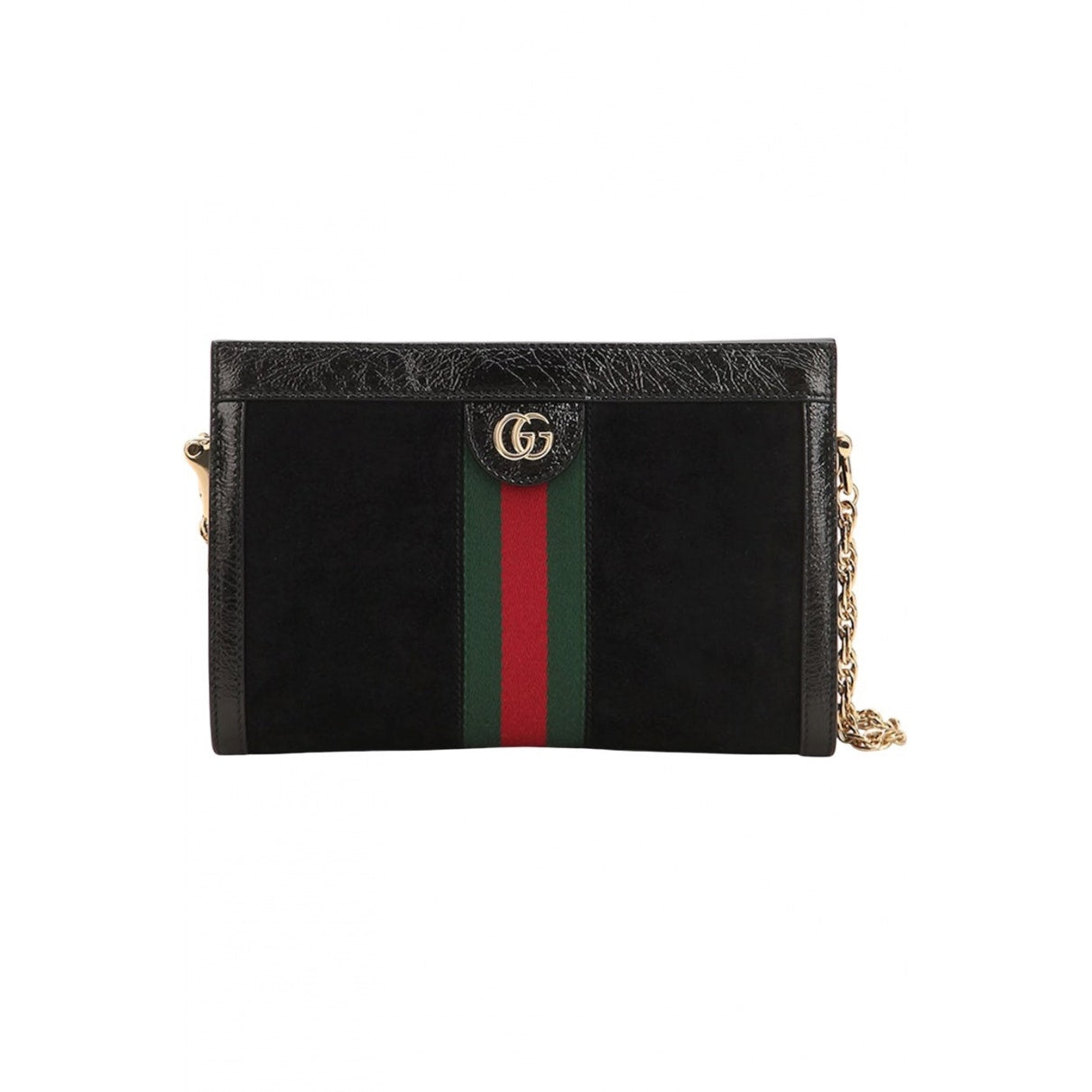 Gucci ophidia black suede handbag