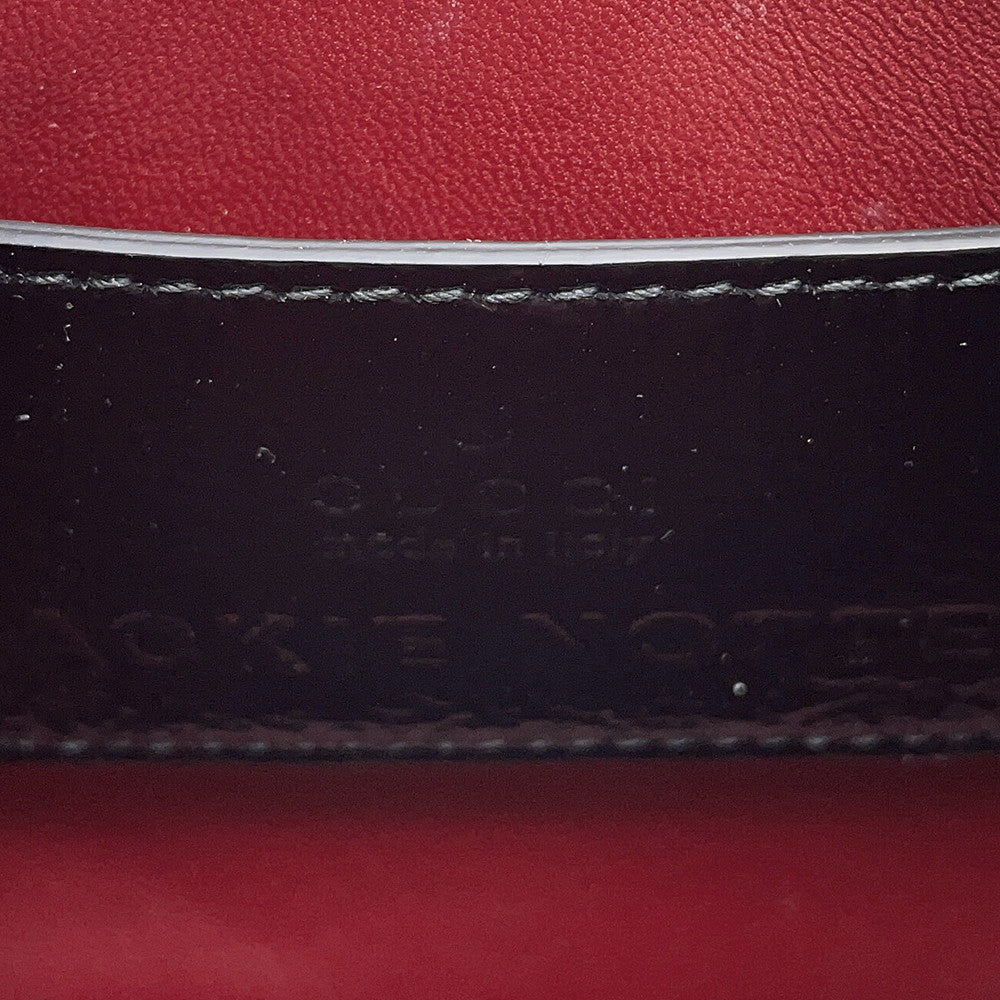 GUCCI Jackie ChainShoulder Black782889 Patent Leather Size Mini