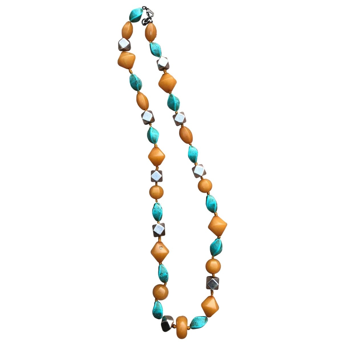 Gucci multicolour metal necklaces