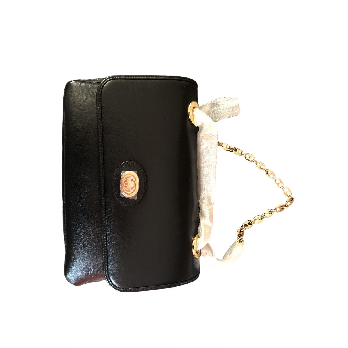 Gucci zumi black leather handbag