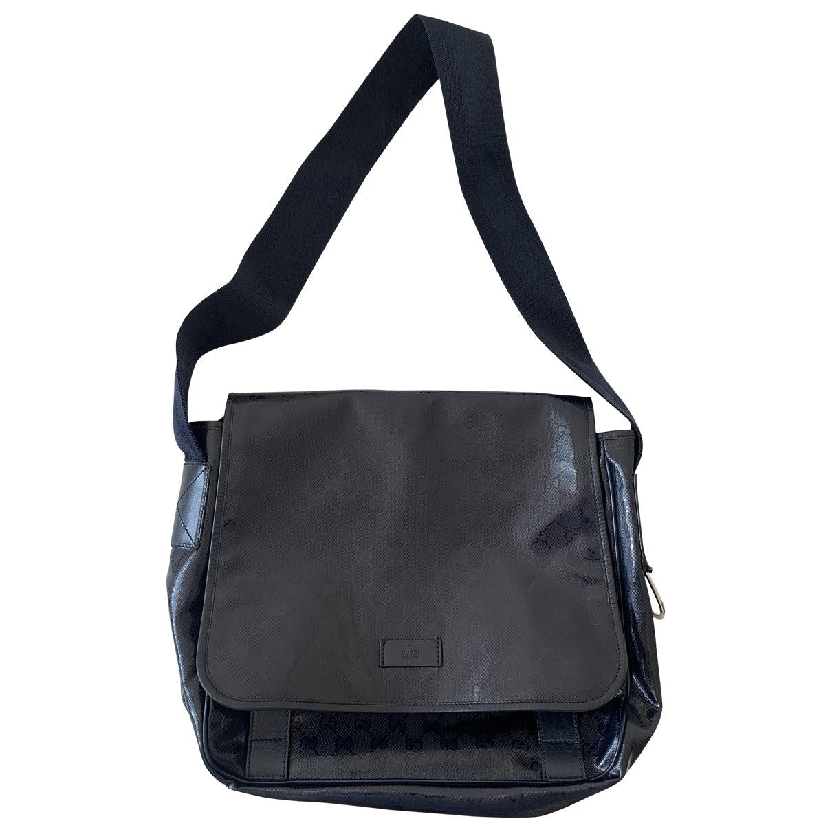 Gucci navy cloth bag