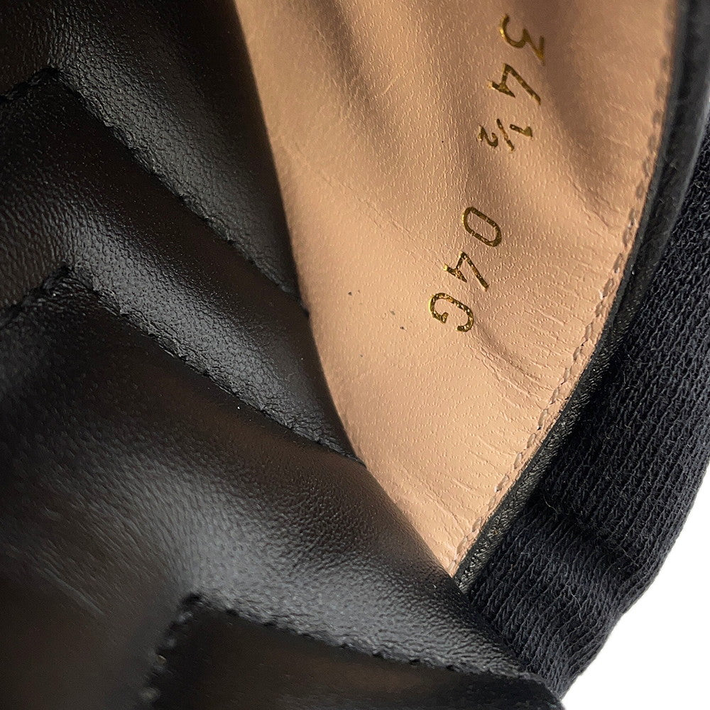 GUCCI GG Marmont Mules Black674839 Leather Size 34.5