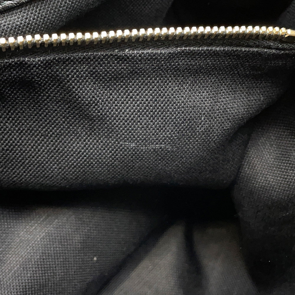GUCCI Bamboo 2way Handbag Black323660 Leather Size Medium