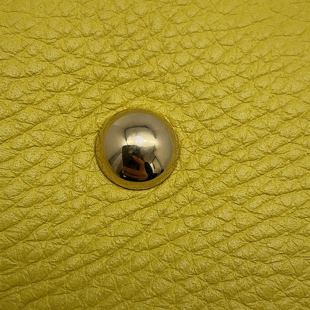 GUCCI Bamboo Shopper Tote Bag Yellow/Beige323658 Leather Size Large