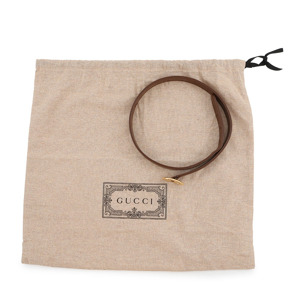 GUCCI Jackie 1961 Geometric Print Beige/Brown/Multicolor636706 GG Supreme Leather Size Small