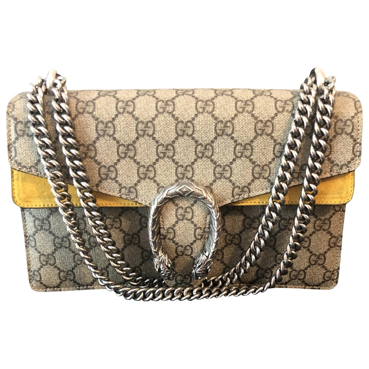 Gucci dionysus beige cloth handbag