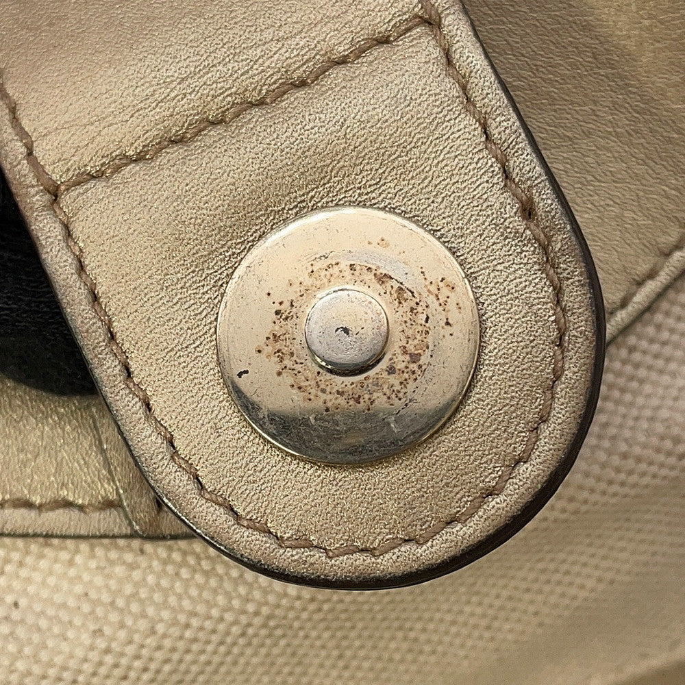 GUCCI Guccissima Sukey Handbag Gold/Beige211944 Leather
