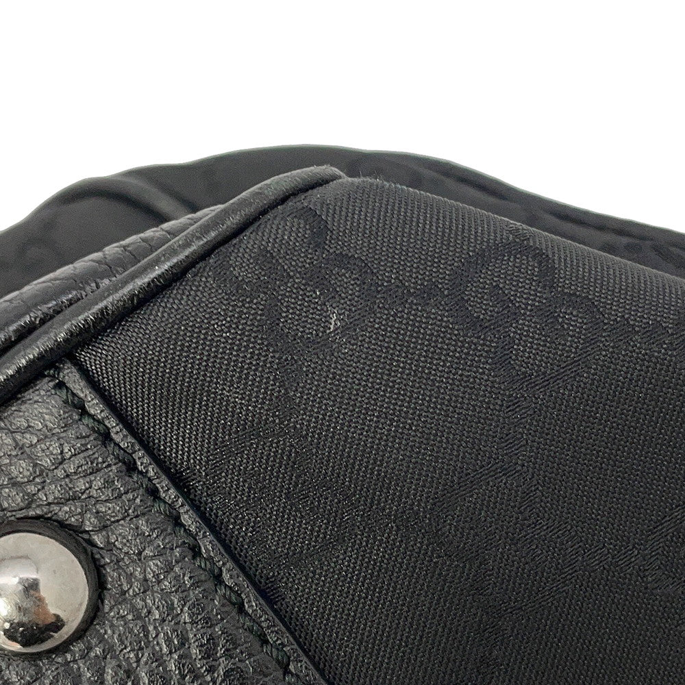 GUCCI Cherie Line Handbag Black293594 GGNylon Leather