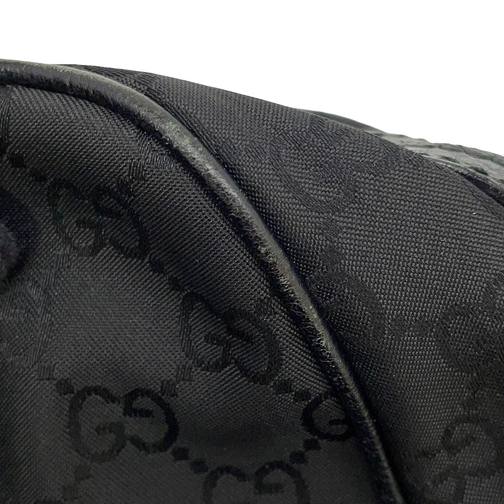 GUCCI Cherie Line Handbag Black293594 GGNylon Leather