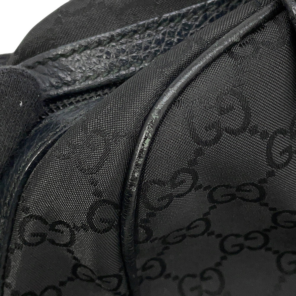 GUCCI Cherie Line Handbag Black293594 GGNylon Leather