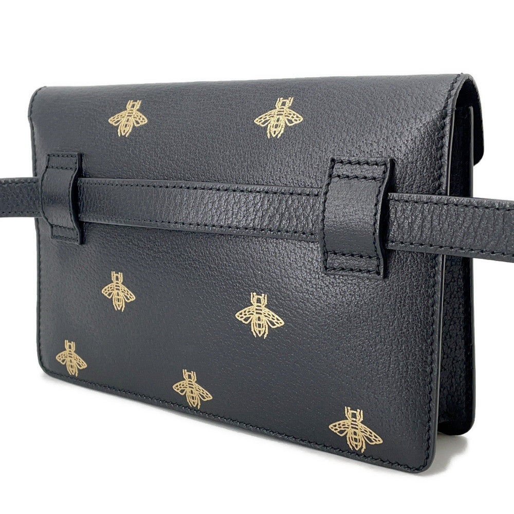 GUCCI Beastar Waist Bag Black500964 Leather