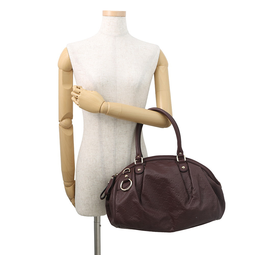 GUCCI Sukey 2WAY Bag Bordeaux364841 Leather