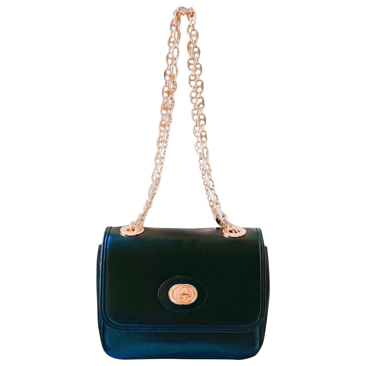 Gucci black leather handbag
