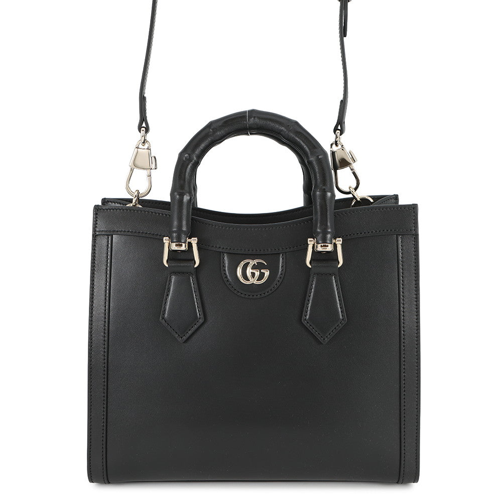 GUCCI Diana Tote Bag Black832982 Leather Size Medium