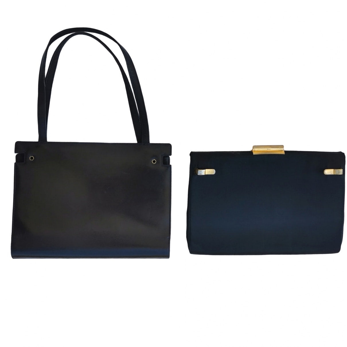 Gucci black leather handbag