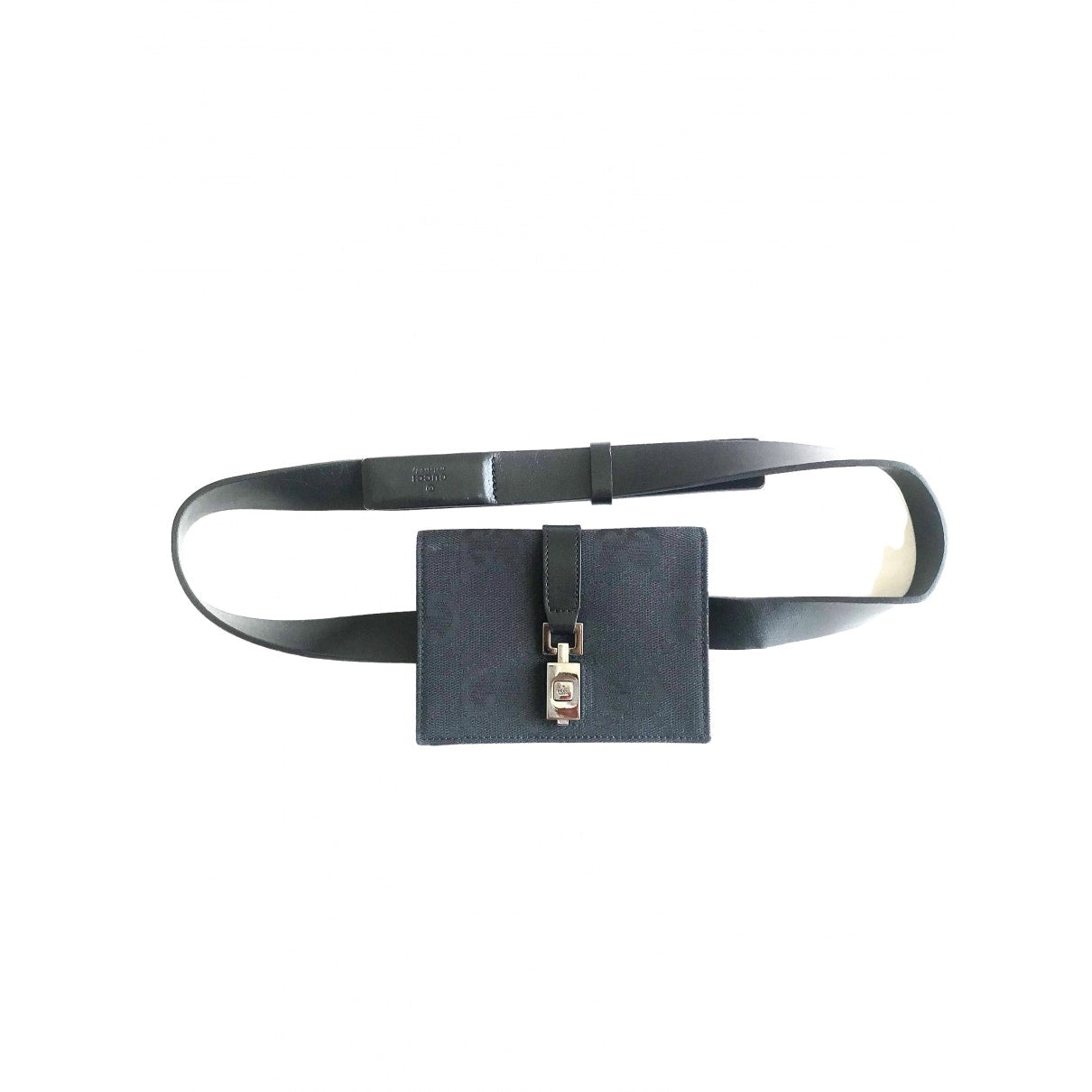 Gucci jackie black cloth clutch bag