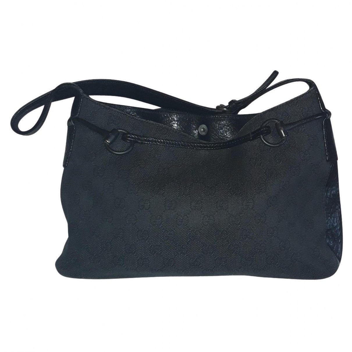 Gucci black cloth handbag