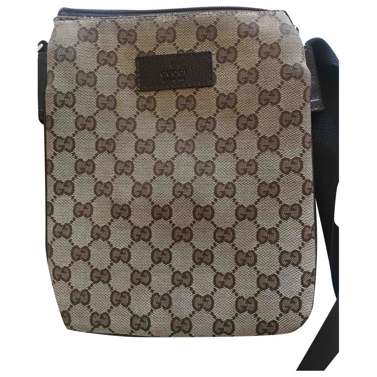 Gucci beige cloth handbag