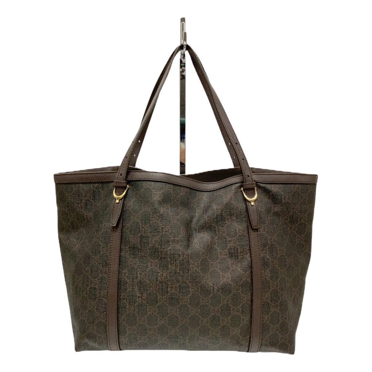 Gucci brown cloth handbag
