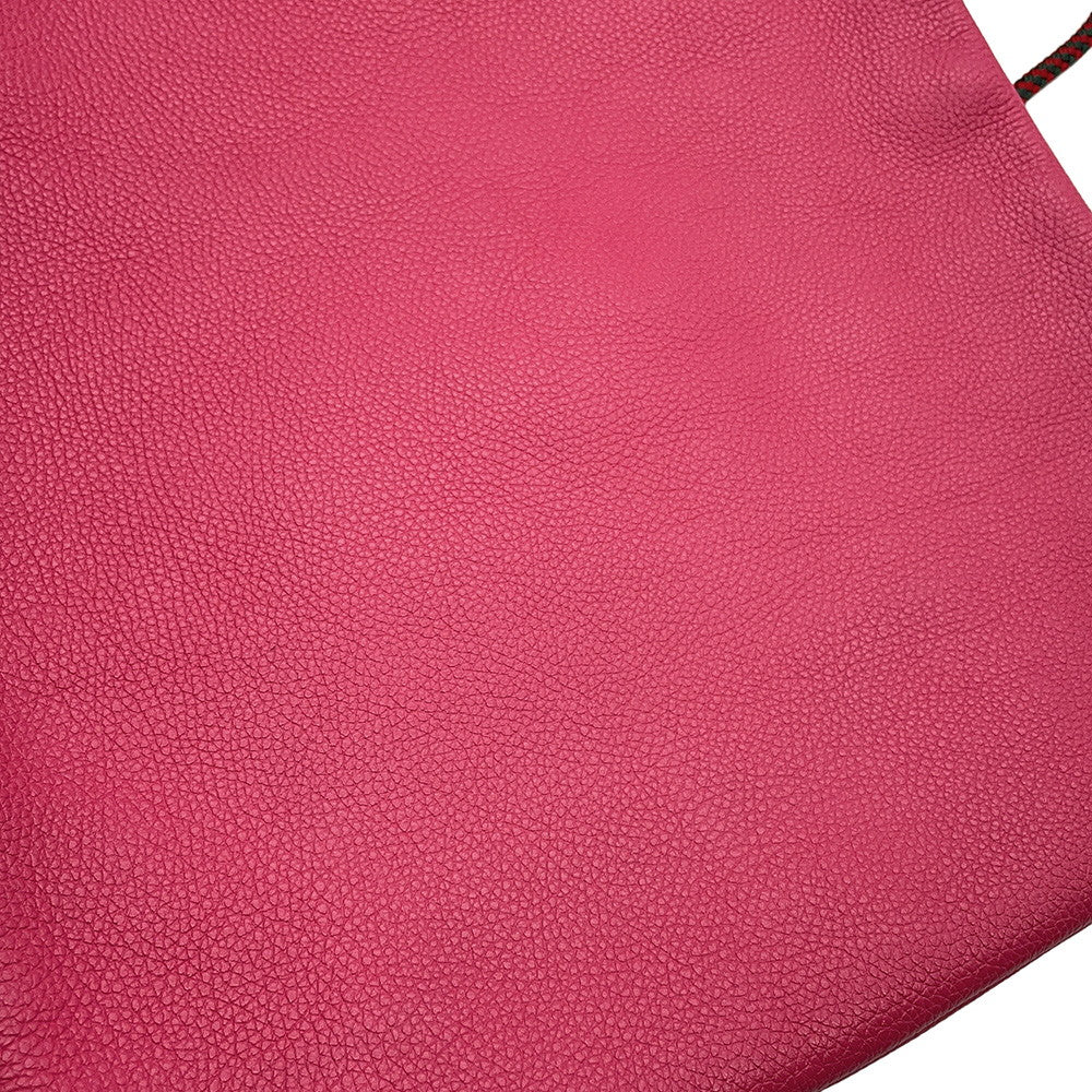 GUCCI Drawstring Backpack Pink523586 Leather