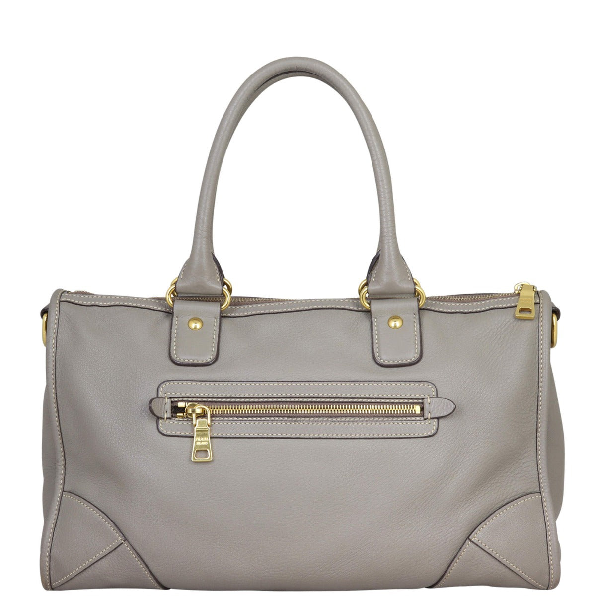 Prada Vitello Phenix Satchel Handbag Travel Bag