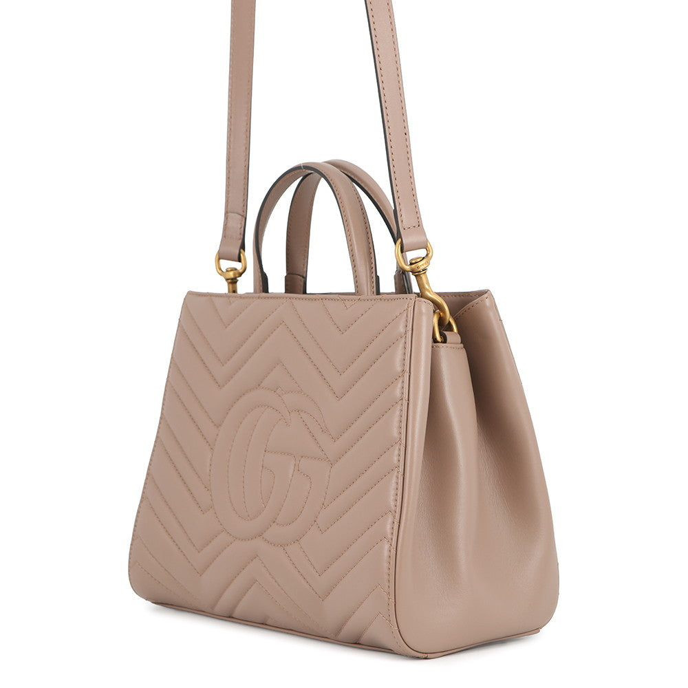 GUCCI GG Marmont 2WAY Handbag Jasmin Flower448054 Leather