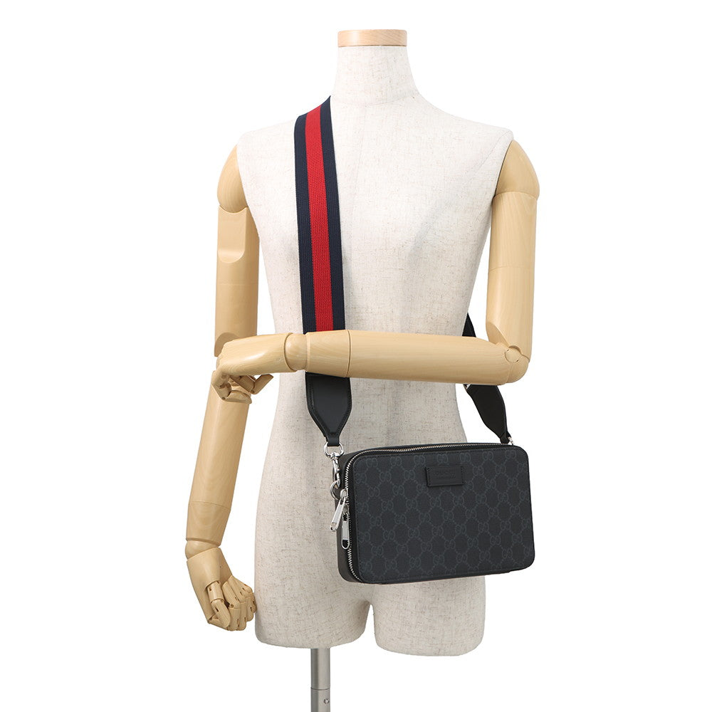 GUCCI GG Supreme Mini Shoulder Bag Black774161 GG Supreme Leather