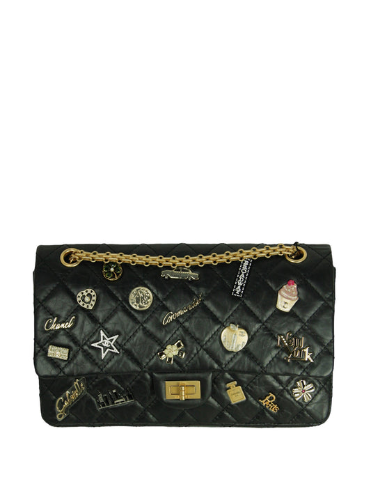Chanel Black 57th St NYC Lucky Charms 226 Reissue Flap