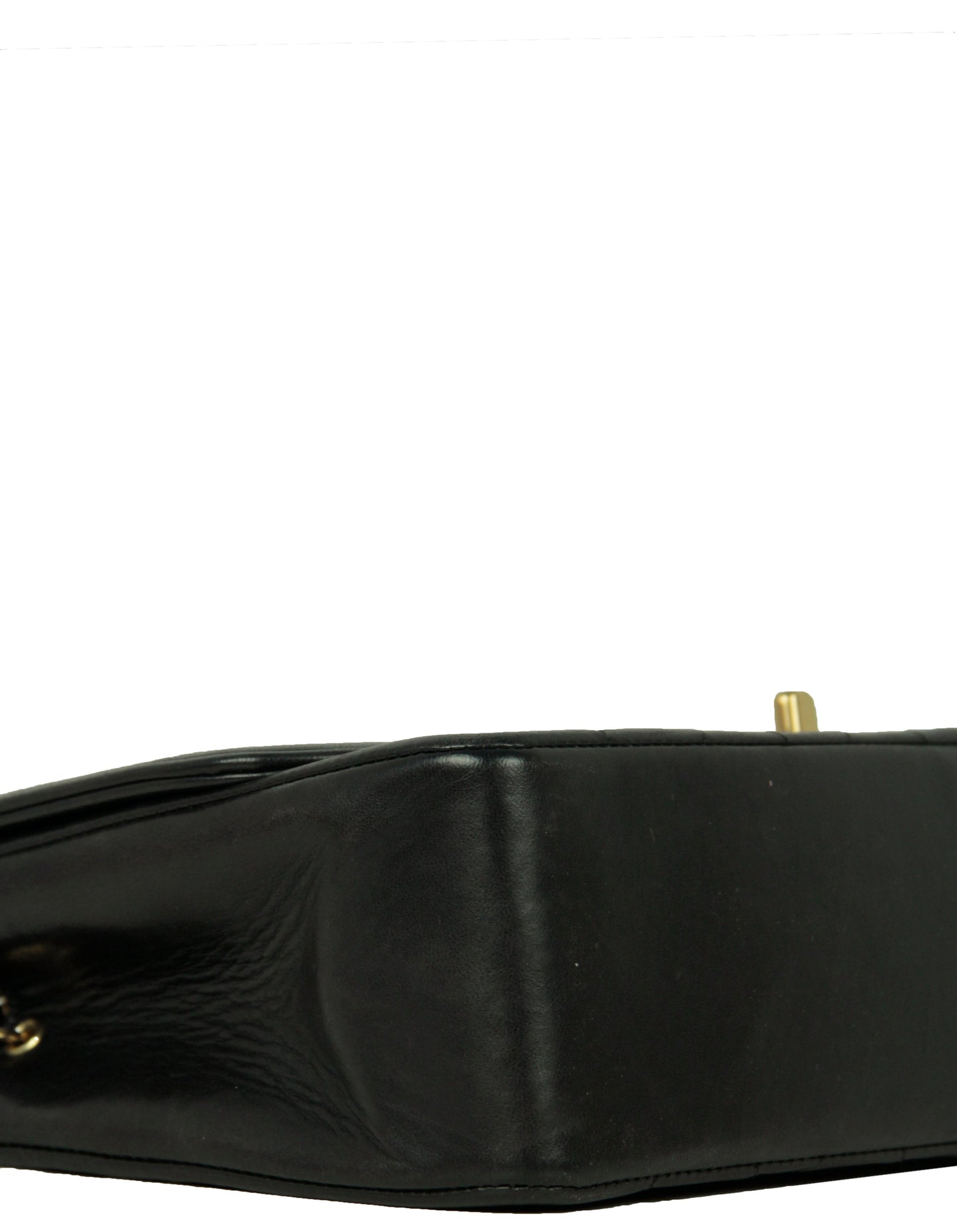 Chanel Black Lambskin Leather Quilted Medium Single Flap Diana Women Shoes