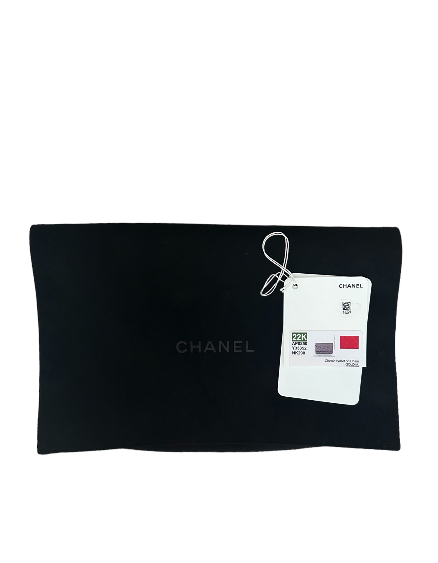 Chanel New Red Quilted Caviar Leather Wallet On Chain Woc Crossbody Bag