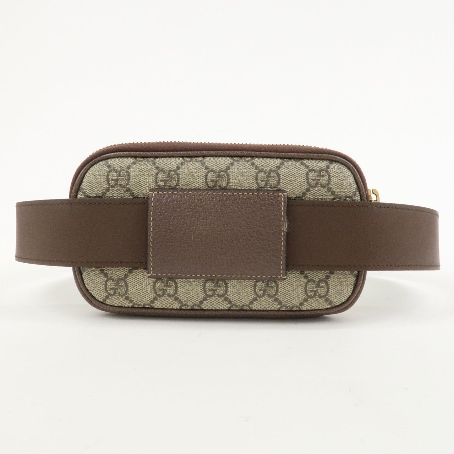 GUCCI Ophidia GG Supreme Leather Waist Bag Brown 519308