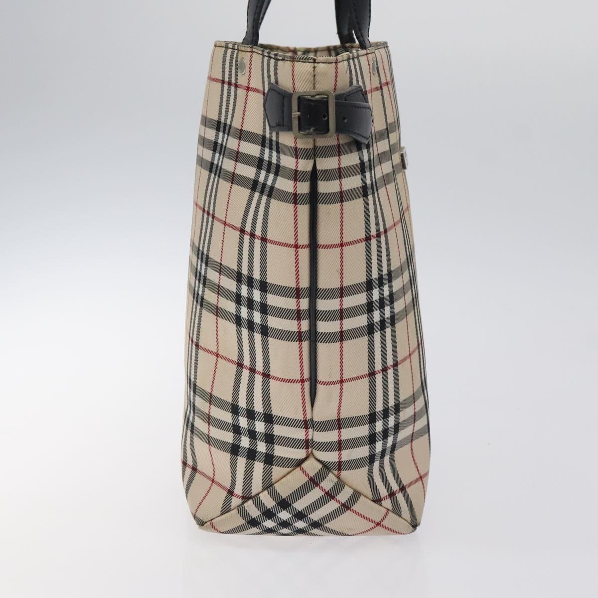 Burberry Nova Check Tote Bag Canvas Beige Tote Bag 131