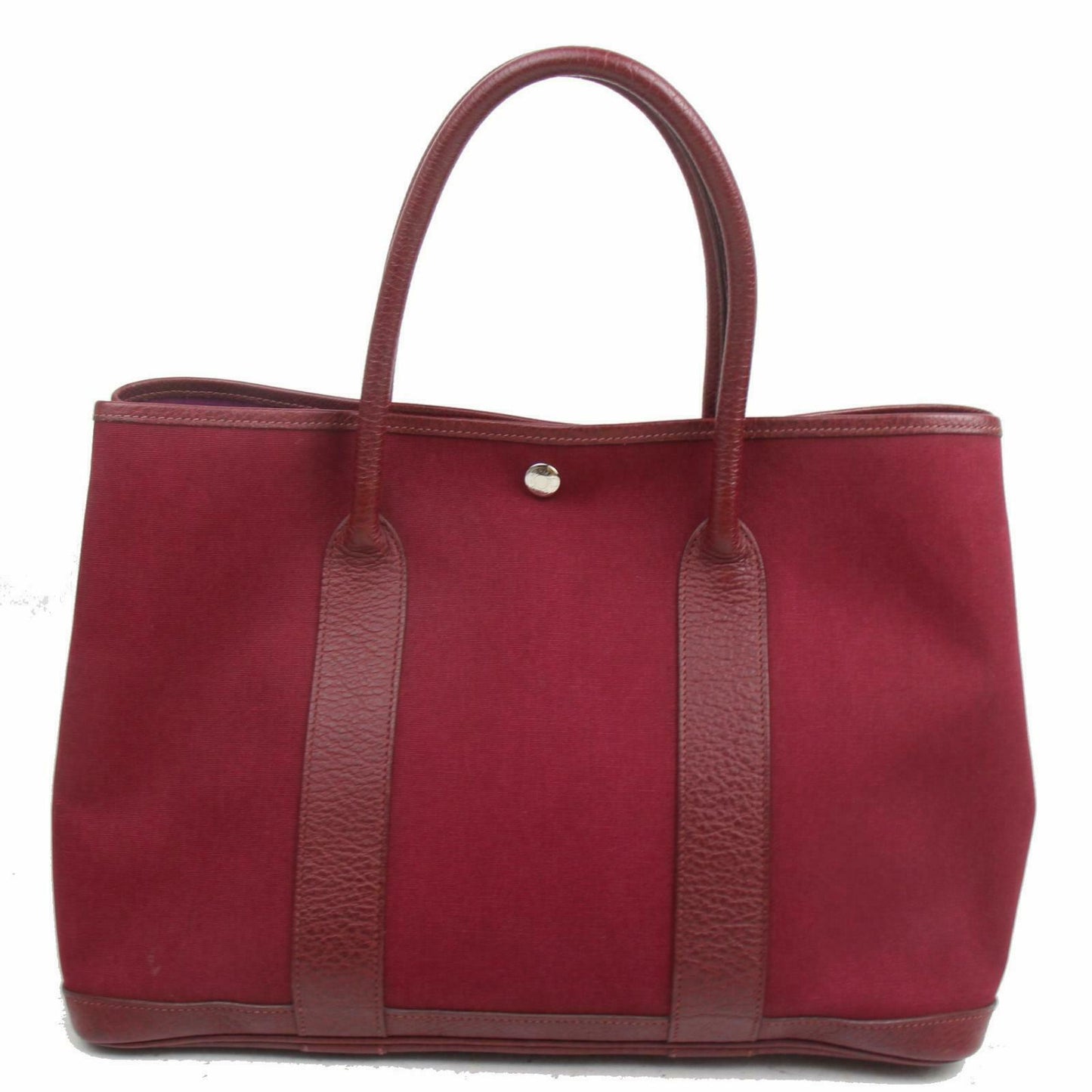 Hermes Luxury Tote Bag Garden Party Pm (Shc Canvas Red