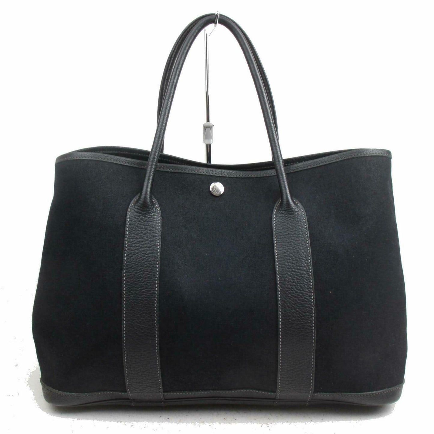 Hermes Luxury Tote Bag Garden Party Pm (Shc Canvas Black