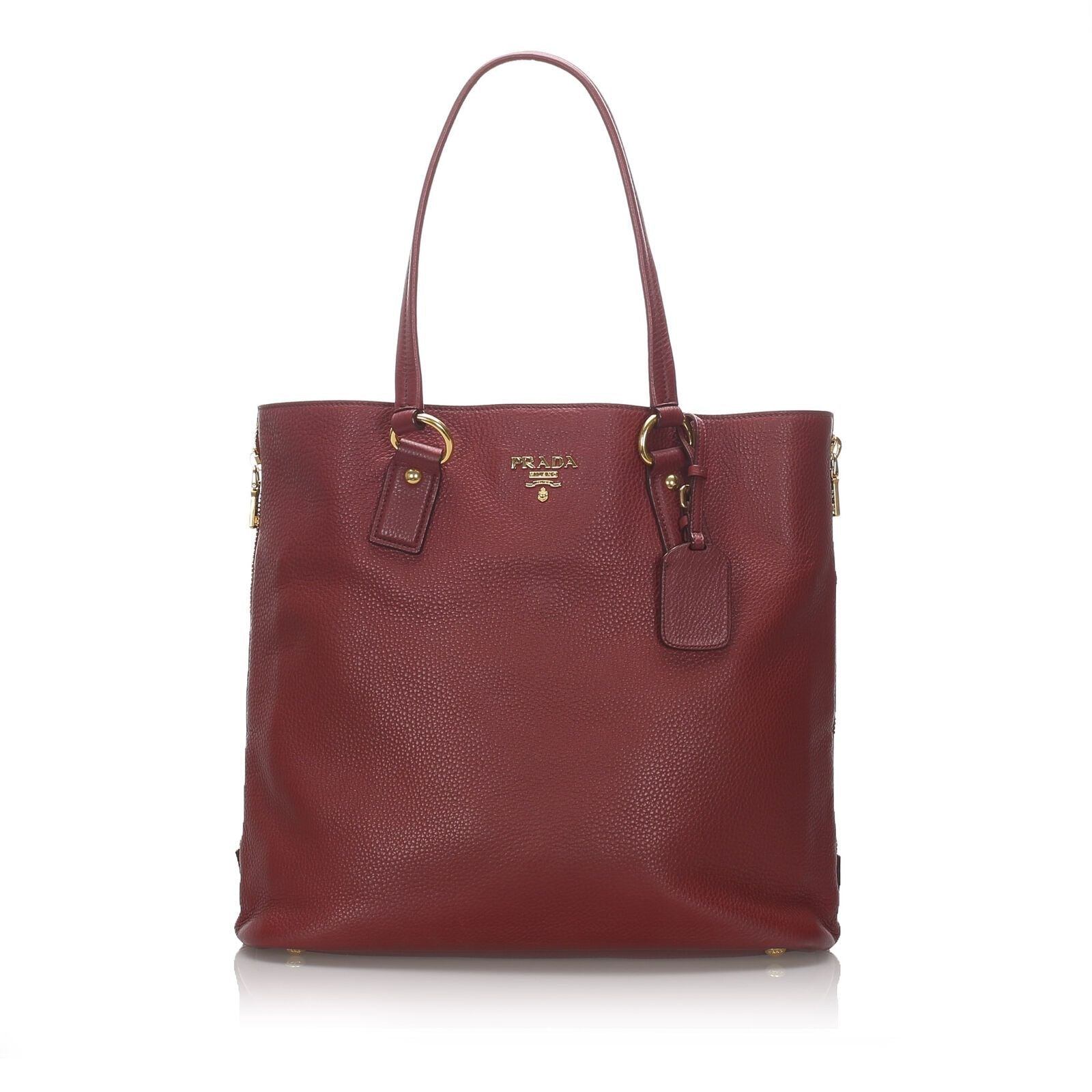 Prada Calf Daino Tote Bag Italy Leather Calf Leather Vitello