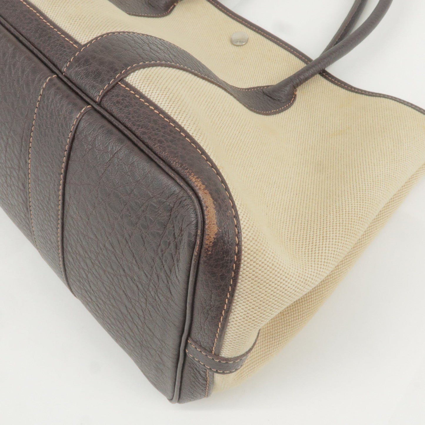Hermes Luxury Garden Party Pm Tote Bag G Leather Canvas