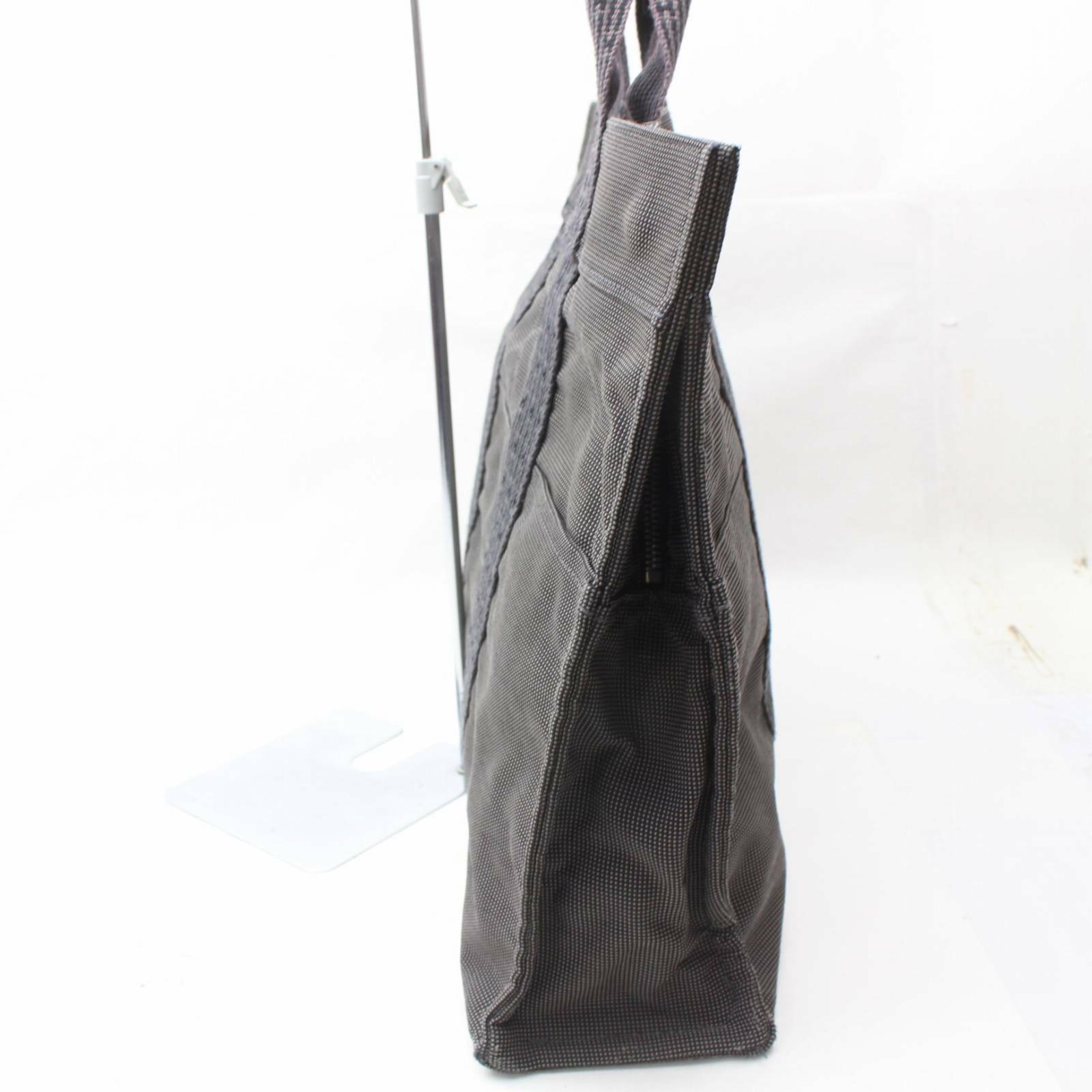 Hermes Brand Luxury Tote Bag Herline Gray (Shc Canvas