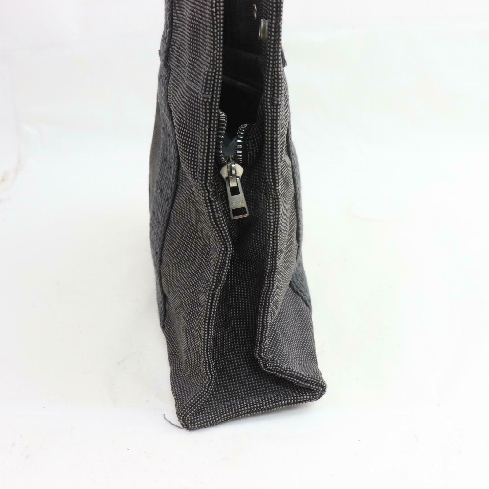 Hermes Luxury Tote Bag Gray (Shc ) Canvas