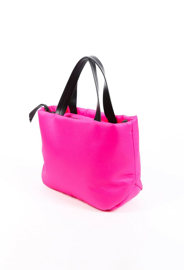 Prada Bag Shopper Tote Nylon Pink Small Tote Bag