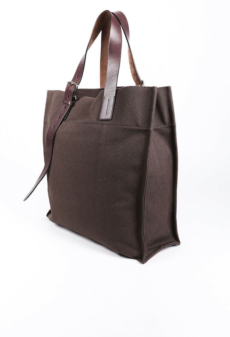 Hermes Luxury Toile Etriviere Shopping Tote Handbag Tote Bag