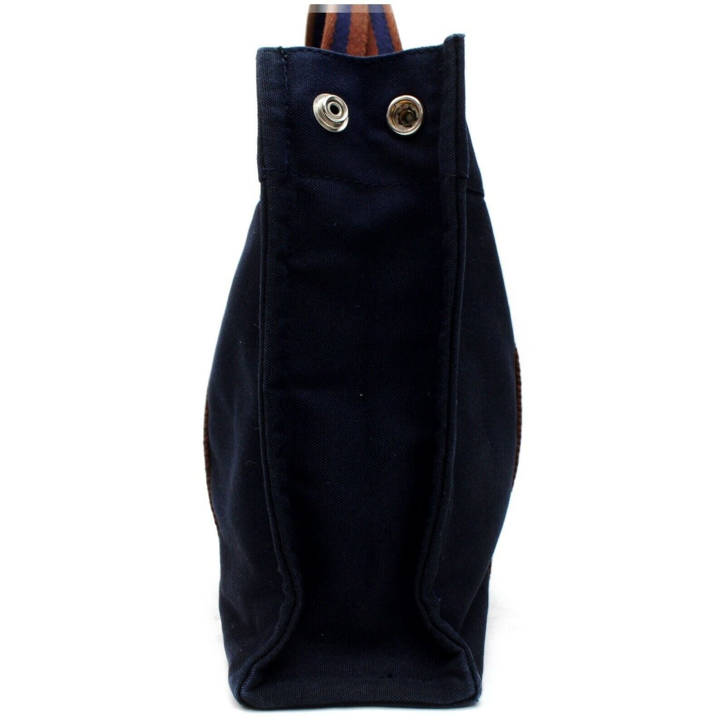 Hermes Brand Luxury Tote Bag Sac Fool Toepm Canvas Blue