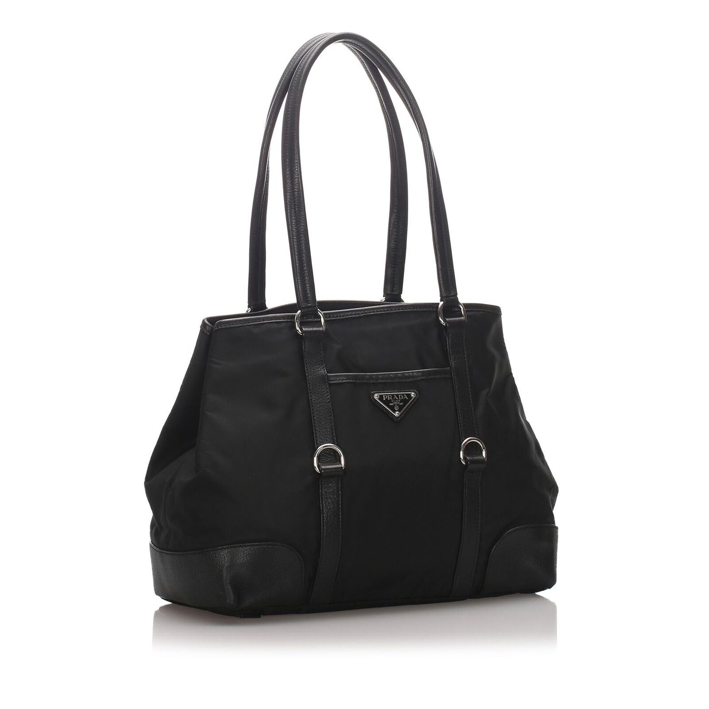 Prada Fabric Tessuto Tote Bag Italy Nylon Black Bag Italy 2