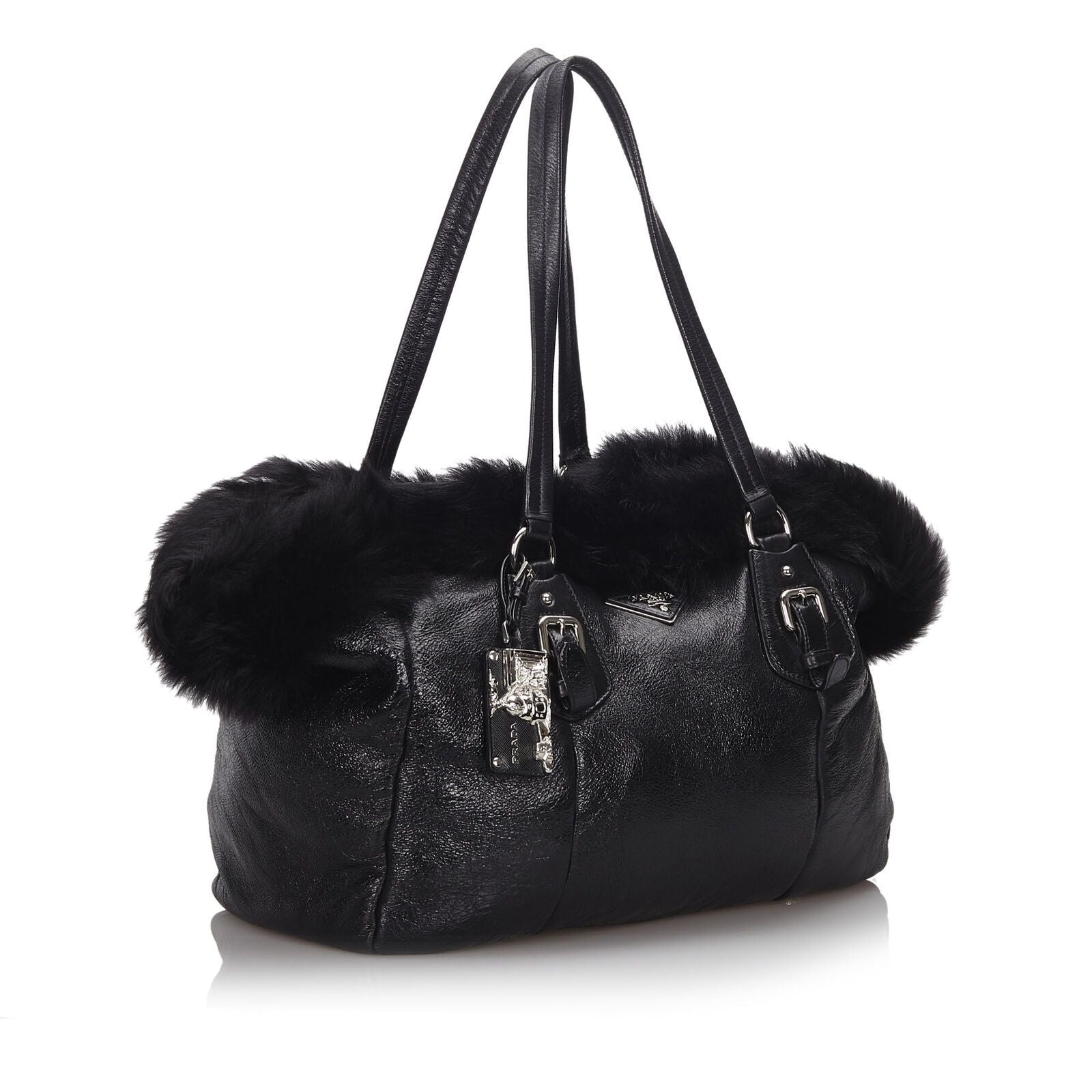 Prada Others Tote Bag Italy Leather Black