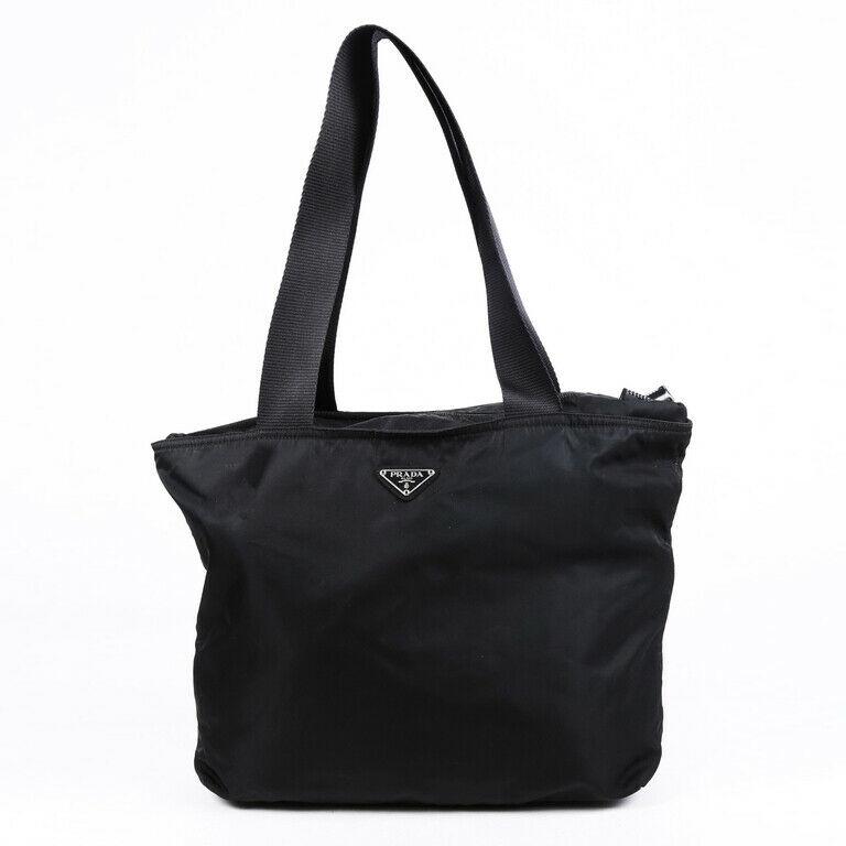 Prada Bag Tessuto Tote Nylon Black Tote Bag