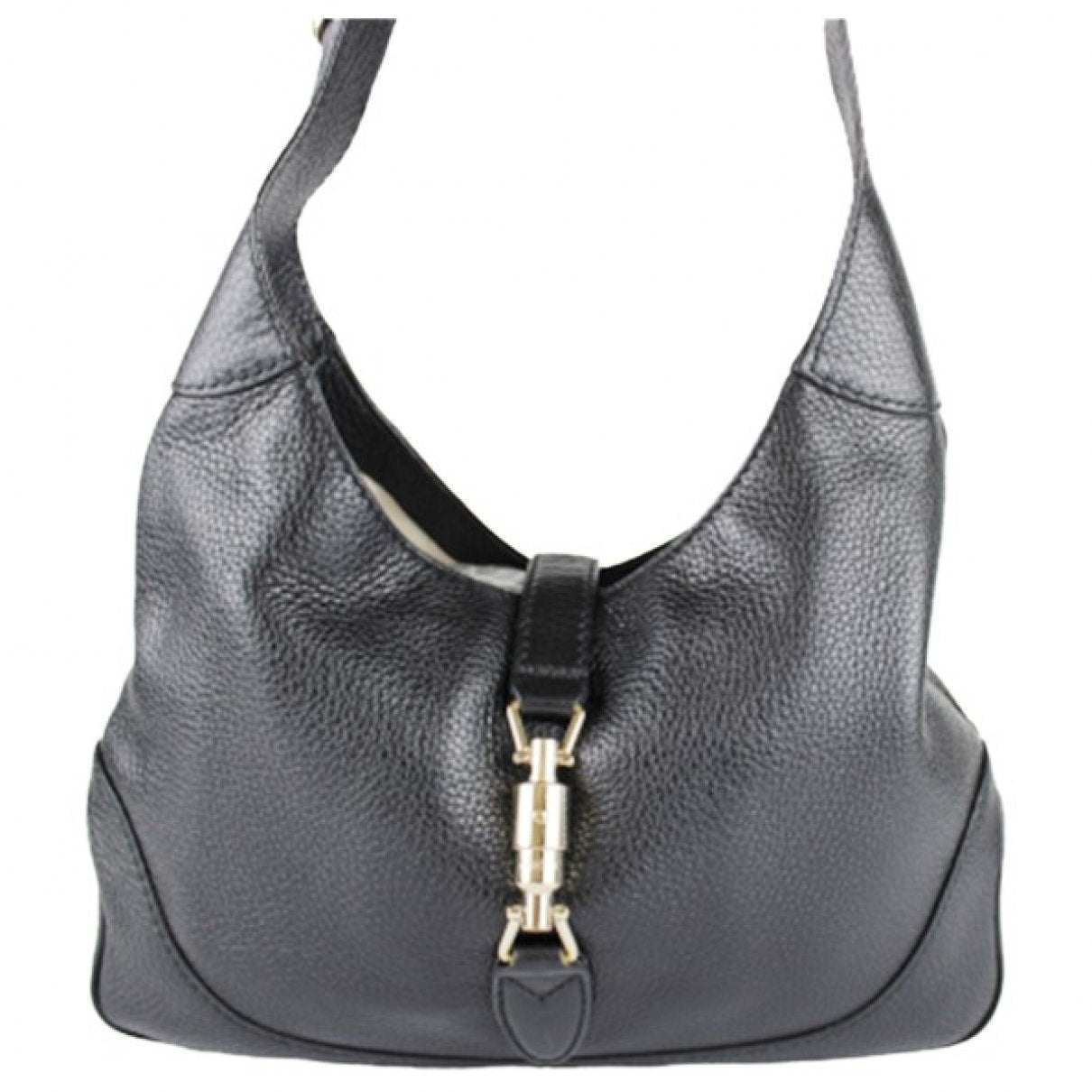 Gucci jackie black leather handbag