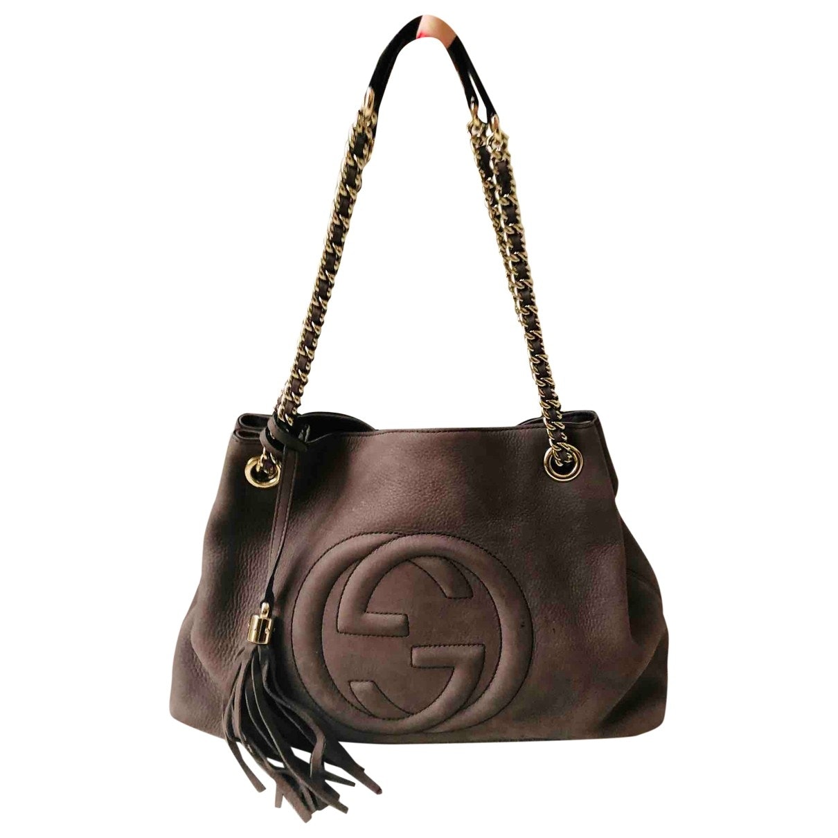 Gucci soho brown suede handbag